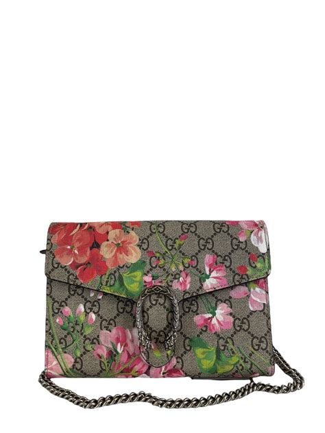 Dionysus Blooms print mini chain bag 